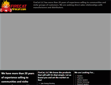 Tablet Screenshot of firecat.com